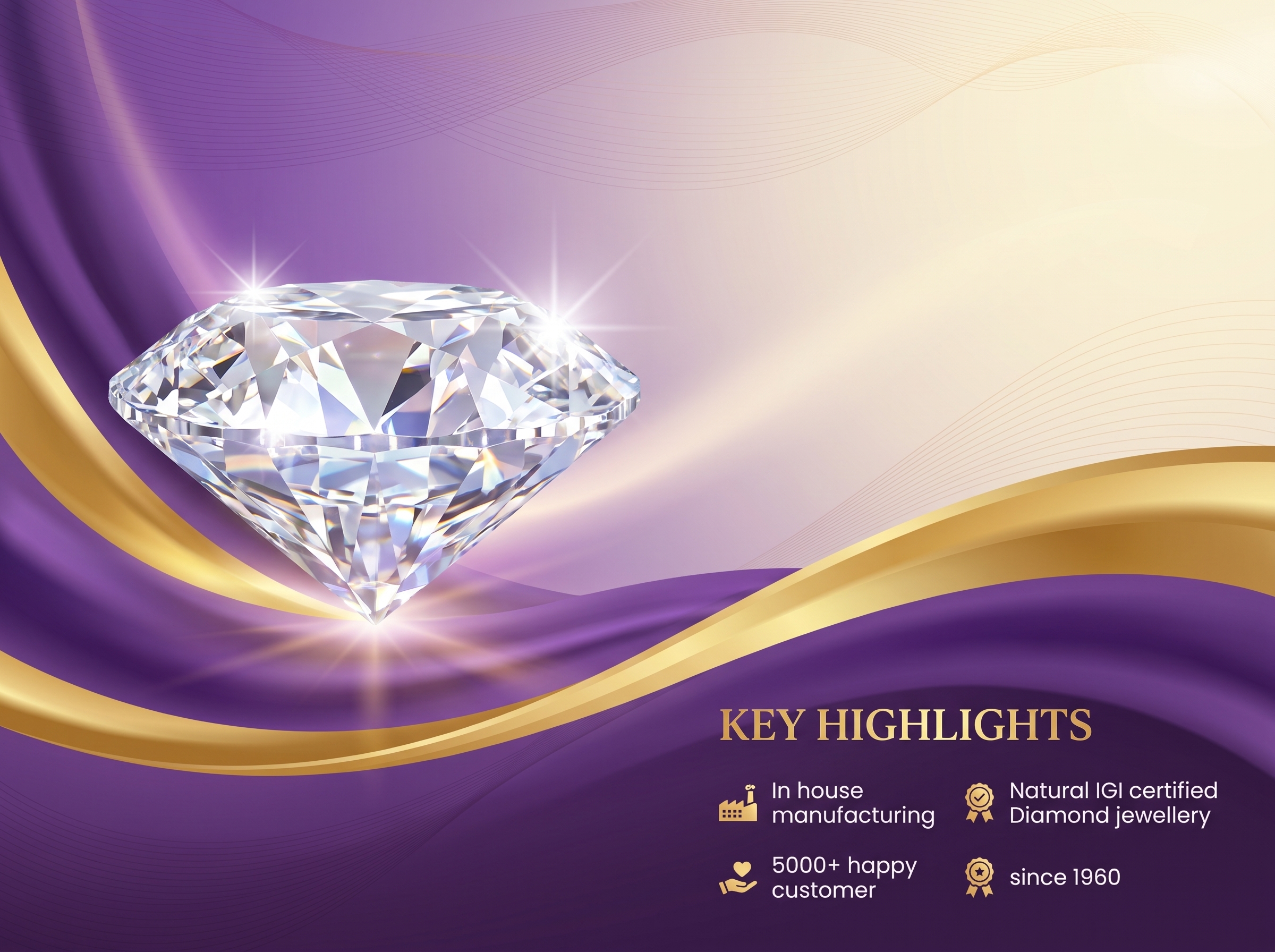 Natural diamond jewellery collection at Laxmi Narayan Jewellers Panna
