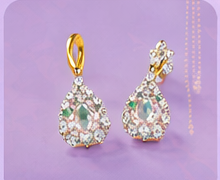 Diamond Solitaire Earrings